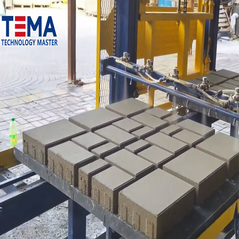 Сервоприводной станок для производства тротуарной плитки TEMA TM12000