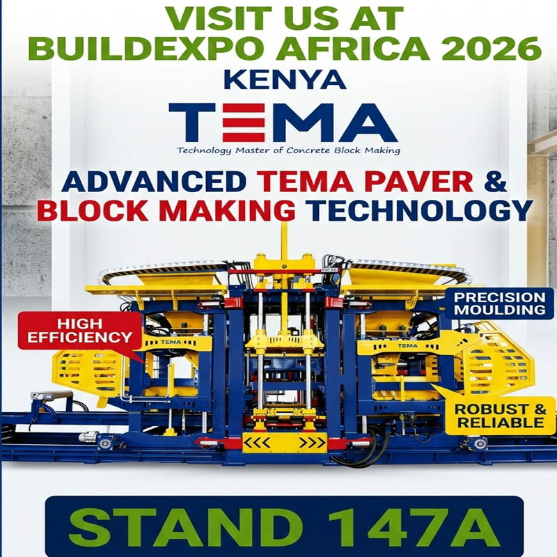 TEMA отправляется в Кению! Встречайте TEMA на выставке BUILDEXPO AFRICA 2026!